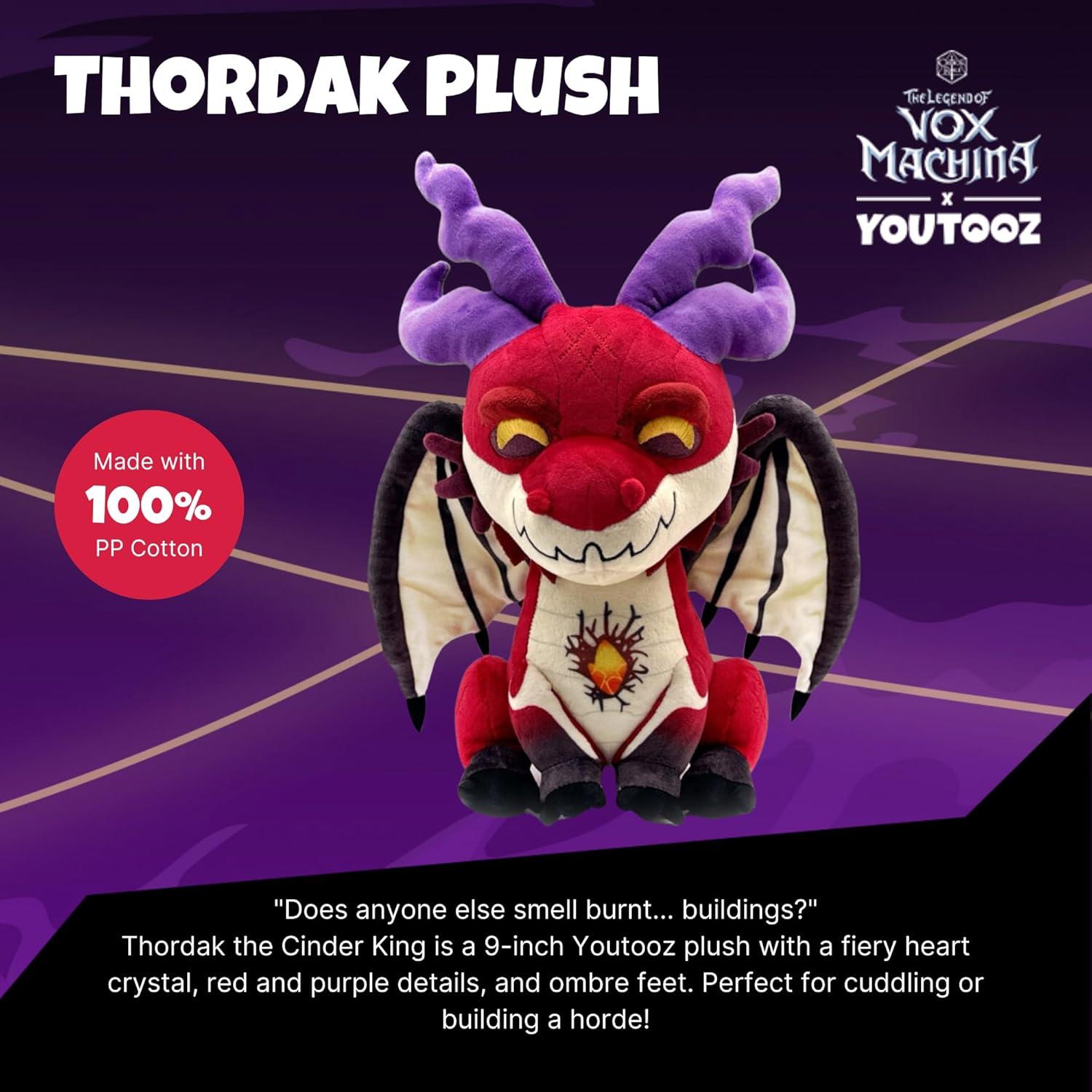 imageYoutooz Legend of Vox Machina Thordak 9 Inch Plushie Collectible Thordak from Web Series Vox Machina Plush Collection
