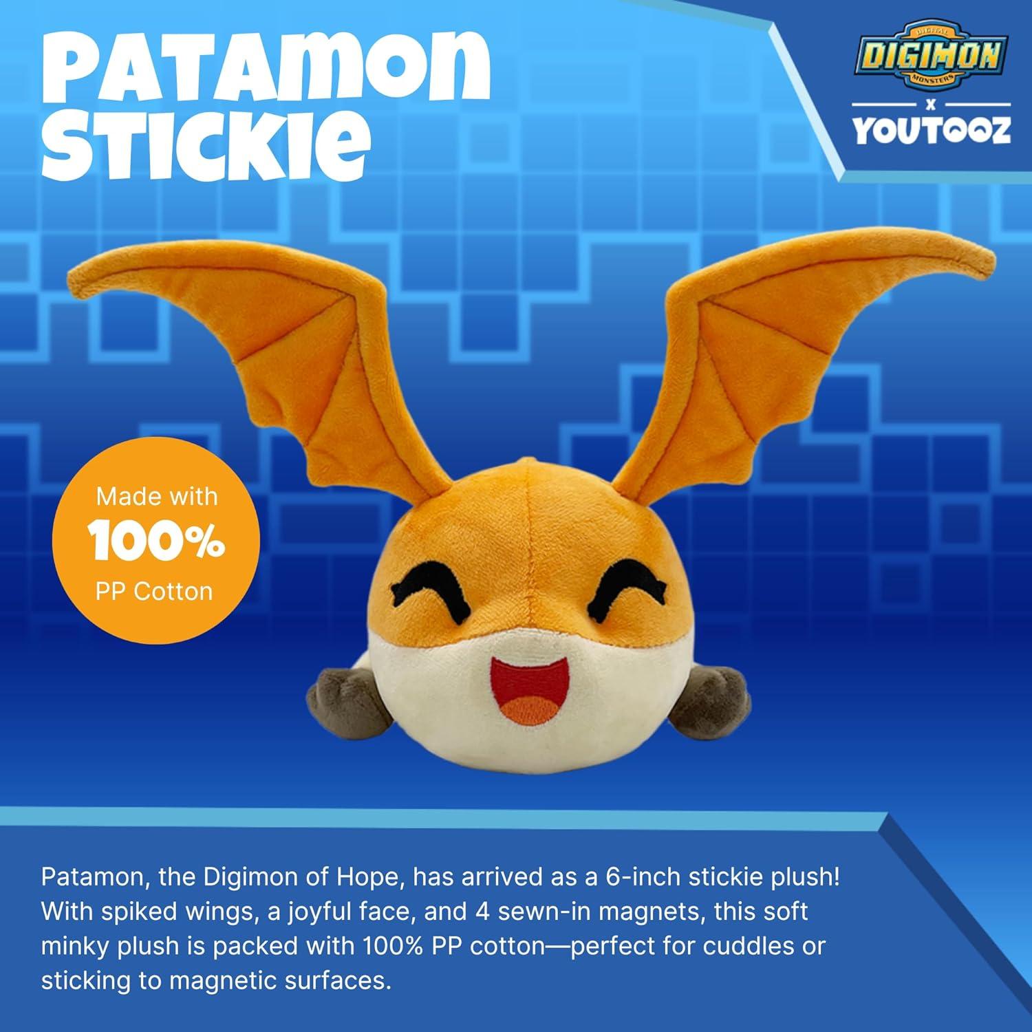 imageYoutooz Patamon Plush Collectible Patamon Stickie