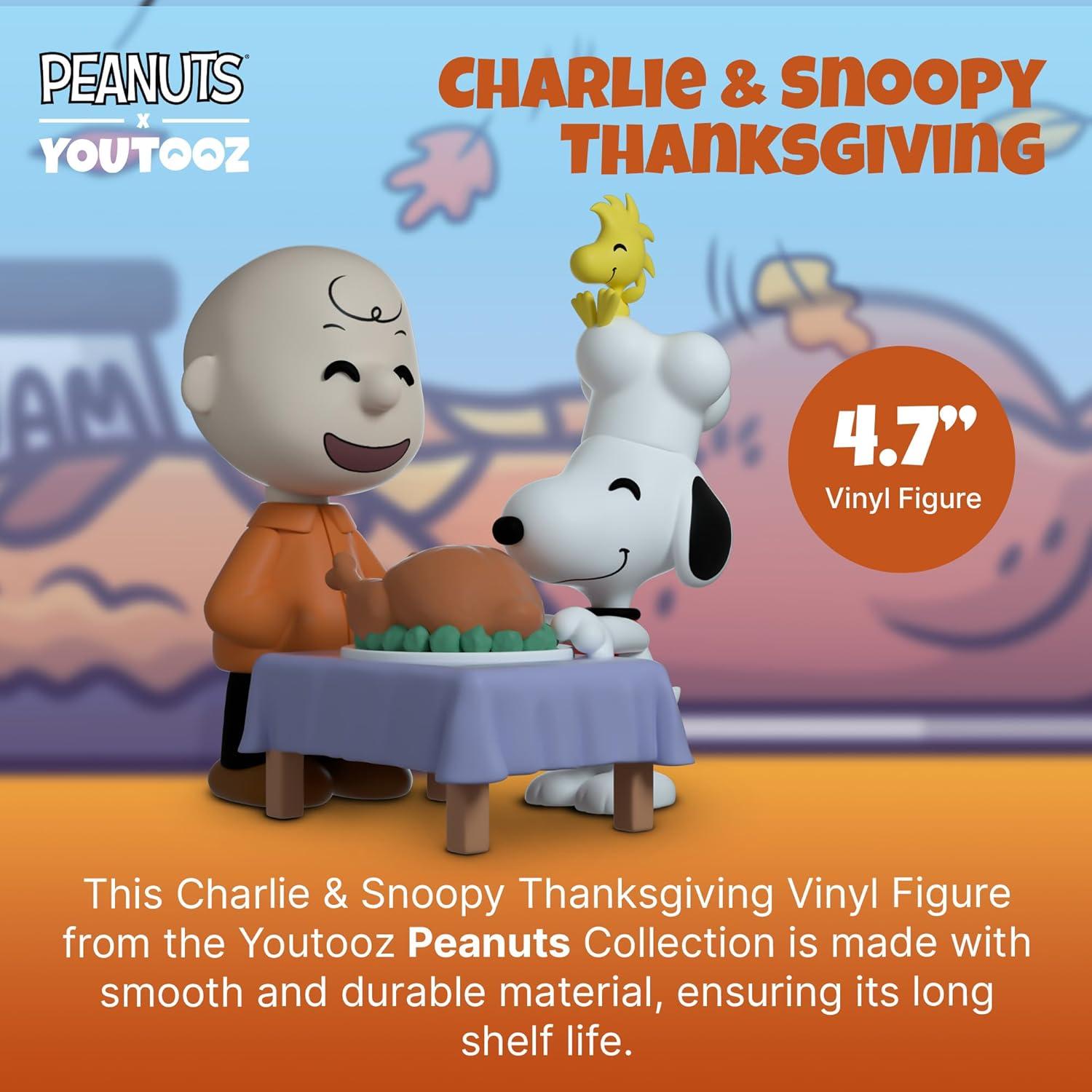 imageYoutooz Peanuts Joe Grunge 37 Inch Vinyl Figure Collectible Joe Grunge from Peanuts Peanuts CollectionCharlie Snoopy Thanksgiving 37