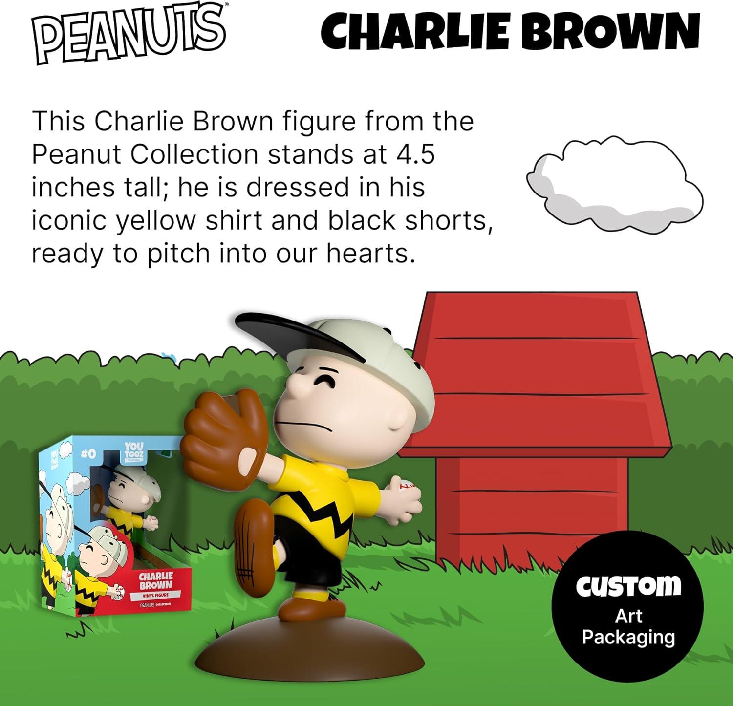 imageYoutooz Peanuts Joe Grunge 37 Inch Vinyl Figure Collectible Joe Grunge from Peanuts Peanuts CollectionCharlie Brown