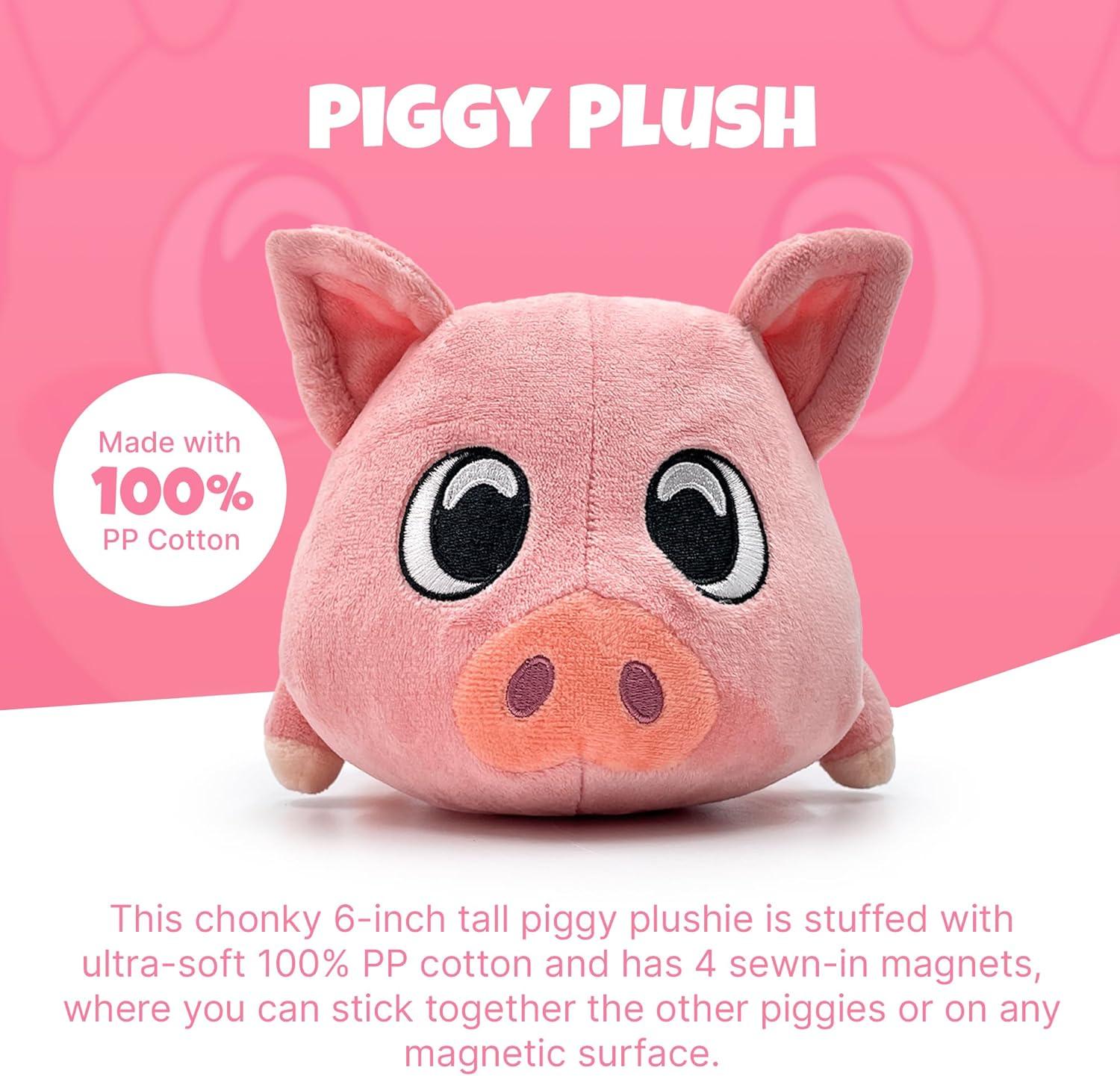 imageYoutooz Piggy Plush Stickie 6 Inch Super Soft Piggy Plush Made from 100 PPCotton