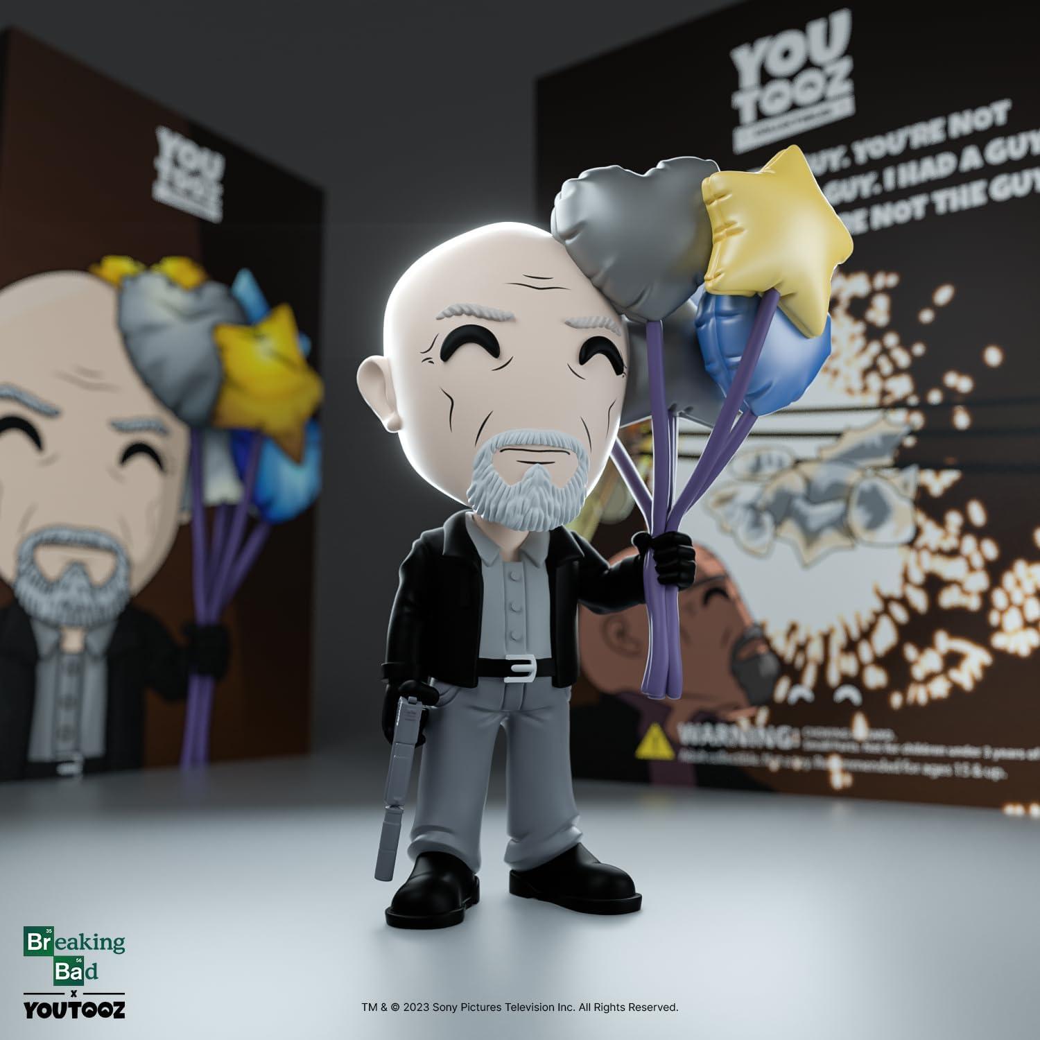imageYoutooz Saul Goodman Vinyl Figure 45 Breaking Bad Action Figure Saul Goodman in His Office from Series Breaking BadMike Ehrmantraut