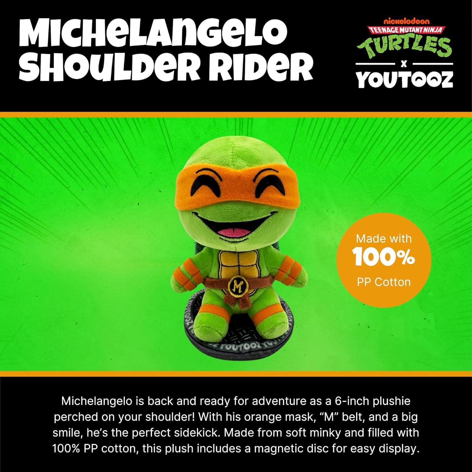 imageYoutooz TMNT Donatello Shoulder Rider 6 Plush Collectible Donatello Plushie from Teenage Mutant Ninja Turtles TMNT Shoulder Rider CollectionMichaelangelo