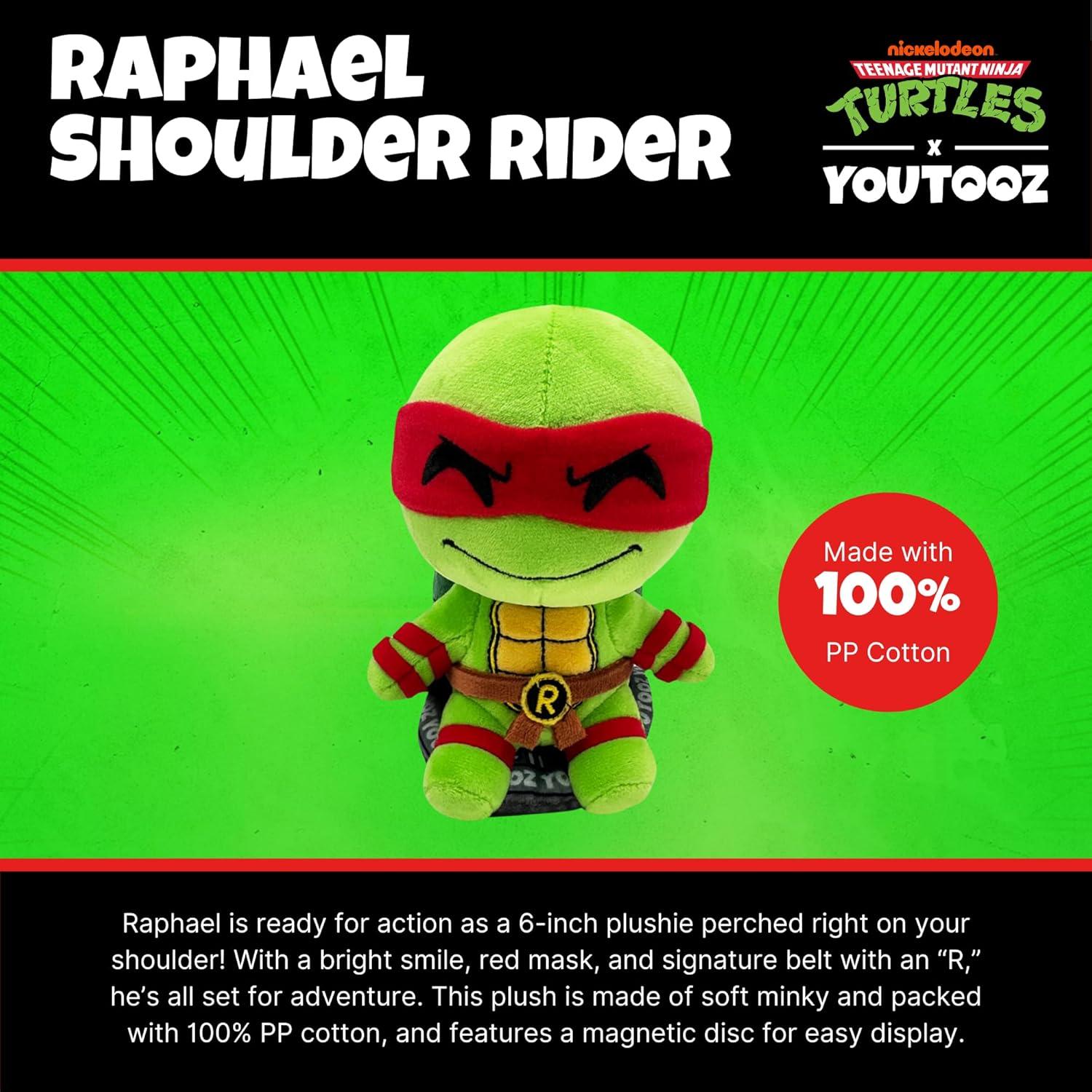imageYoutooz TMNT Donatello Shoulder Rider 6 Plush Collectible Donatello Plushie from Teenage Mutant Ninja Turtles TMNT Shoulder Rider CollectionRaphael
