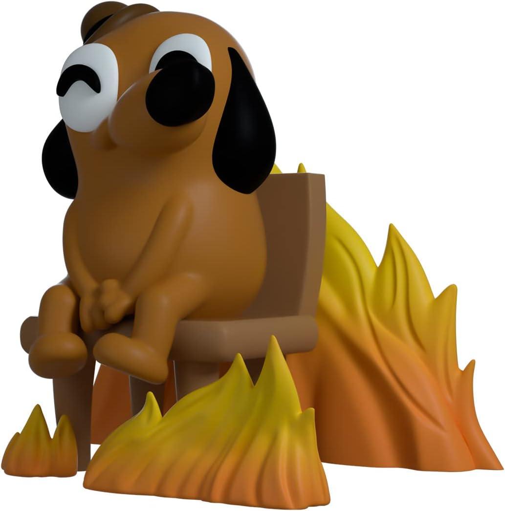 imageYoutooz This Is Fine Dog 37 Vinyl Figure Based on Funny Internet Meme Youtooz Meme Collection