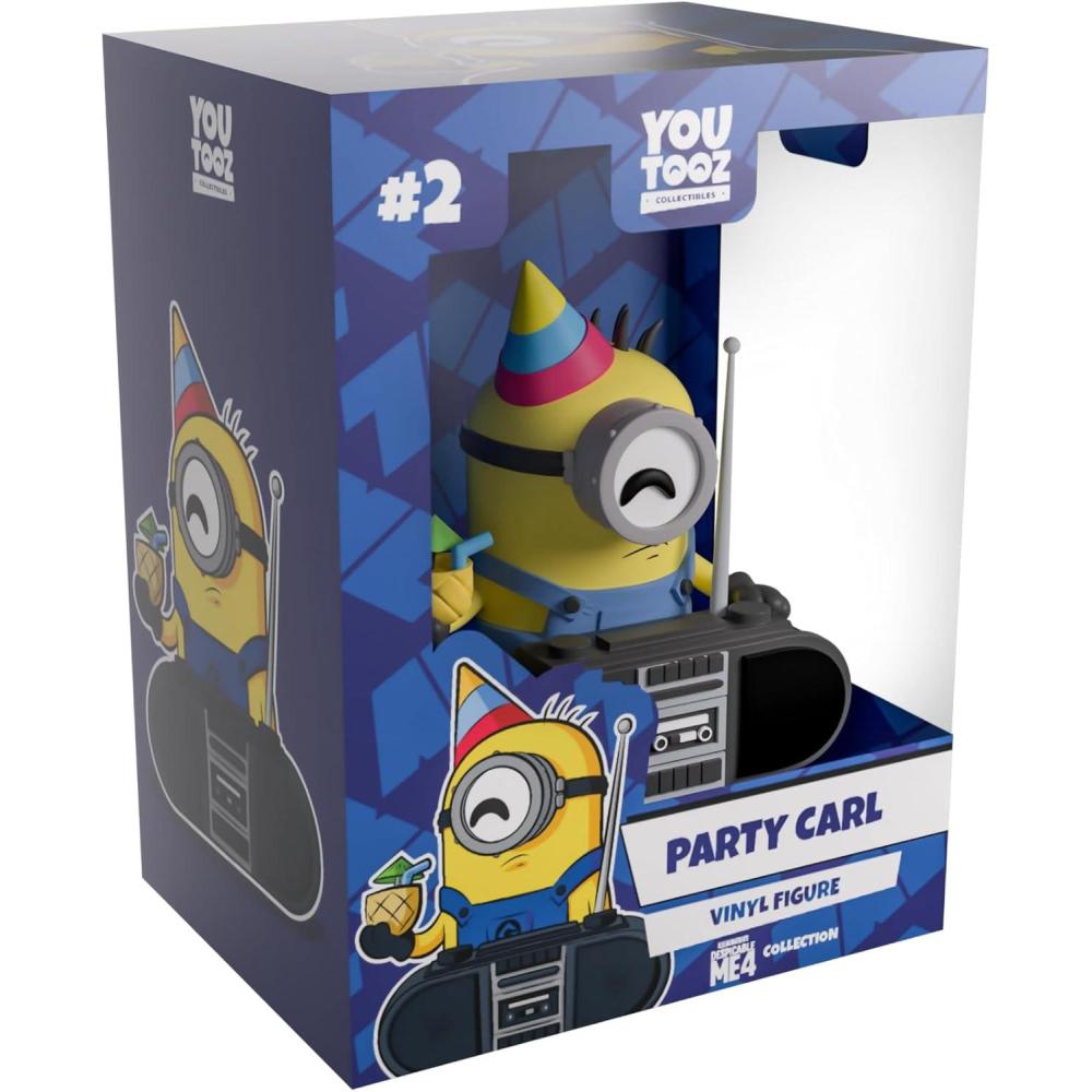 imageYoutooz DespicableMe 4 Party Carl Vinyl Figure 39 Collectible Minion Figurine from Despicable Me 4 Movie