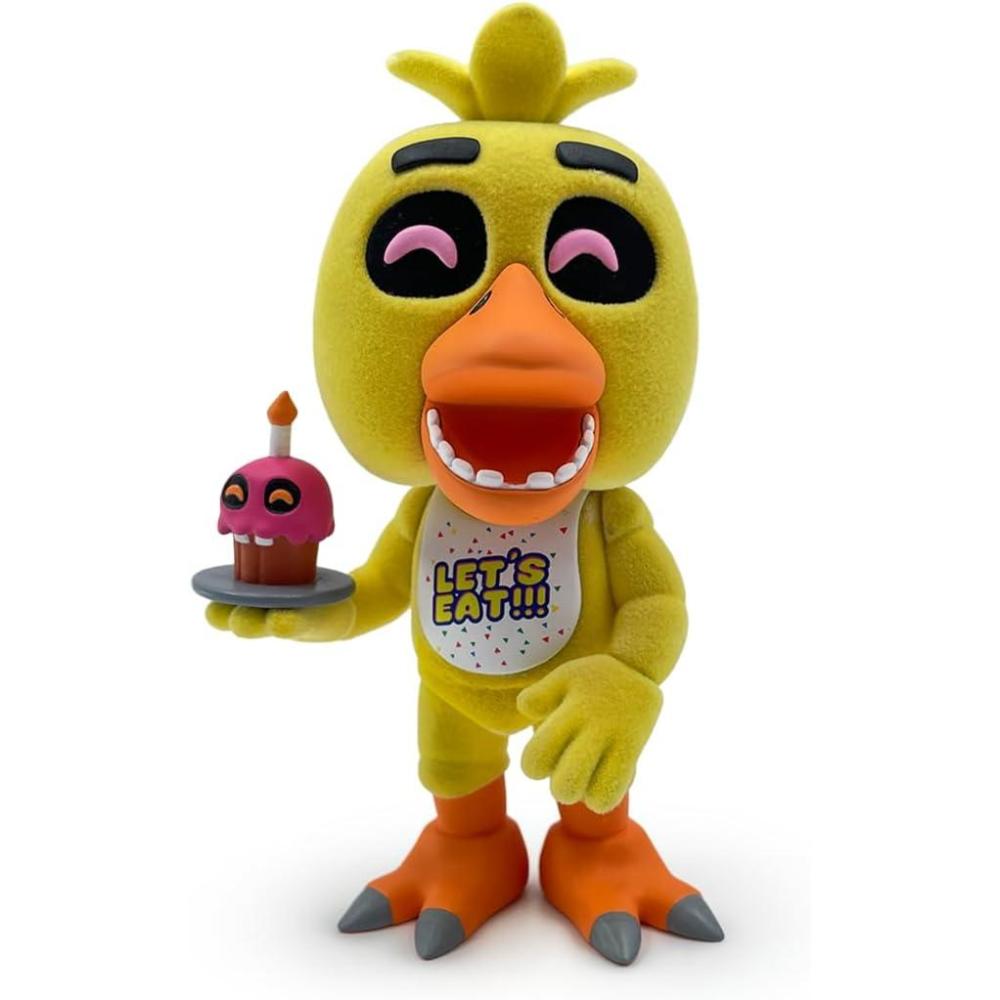 imageYoutooz FNAF Freddy Flocked 47 Vinyl Figure Collectible Freddy Flocked Vinyl Figure from Five Nights at Freddys FNAF Vinyl CollectionChica Flocked