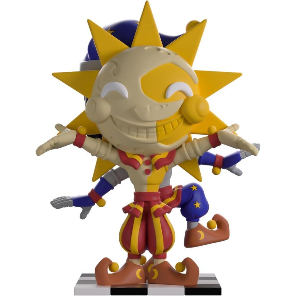 imageYoutooz Five Nights at Freddys Sun and Moon 8 Vinyl Figure  FNAF Sun and Moon Daycare Attendant Action Figure Security Breach Collectible