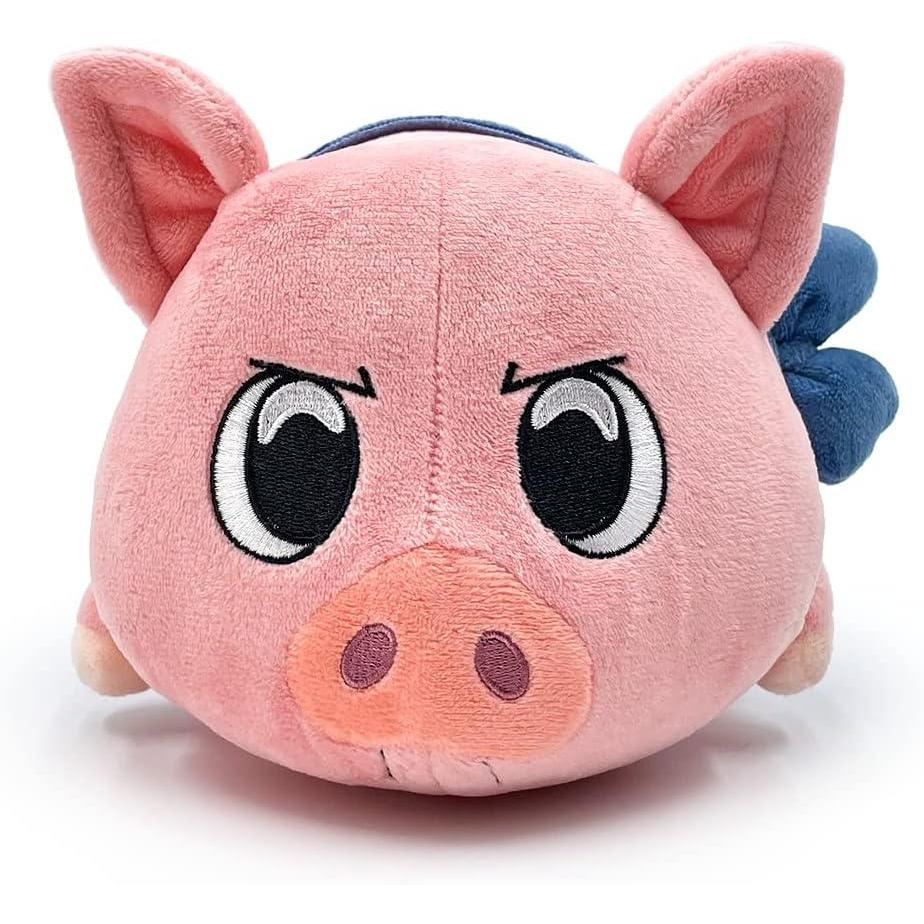 imageYoutooz Piggy Plush Bow Stickie 6 inch Super Soft Magnetic Plush Piggy Made from 100 PPCotton Collection