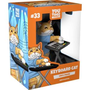 Youtooz Keyboard Cat 4.7″ inch vinyl figure, based on famous internet memes Cat Fatso, by Youtooz Meme Collection