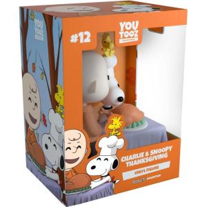 Youtooz Peanuts Joe Grunge 3.7″ Inch Vinyl Figure, Collectible Joe Grunge from Peanuts Peanuts Collection(Charlie & Snoopy Thanksgiving 3.7″)