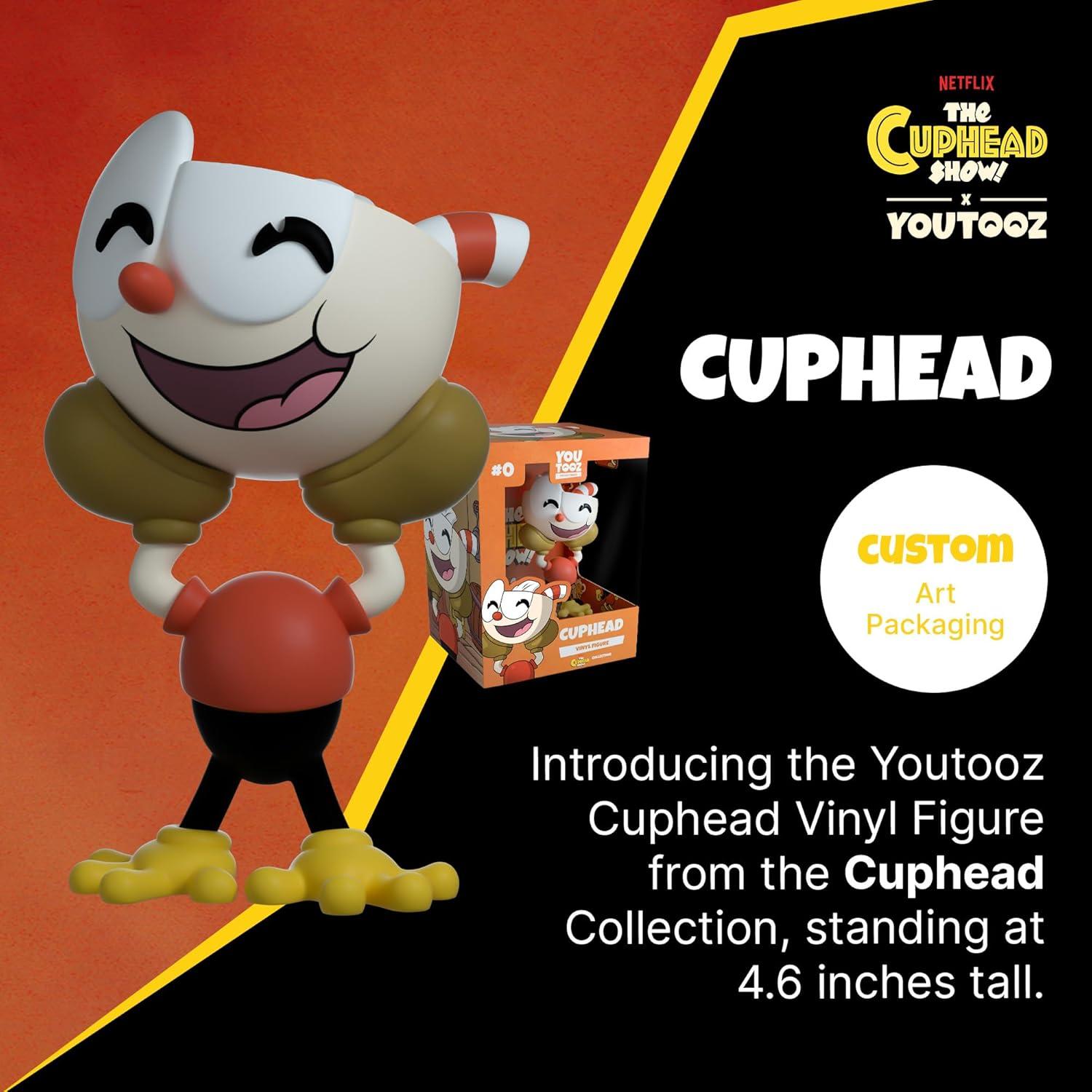 imageYoutooz You Tooz Mugman Netflix Show Edition 45 Vinyl Figure Collectible Mugman from The Cuphead Netflix Show Cuphead Collection BlueCuphead Netflix Show Edition