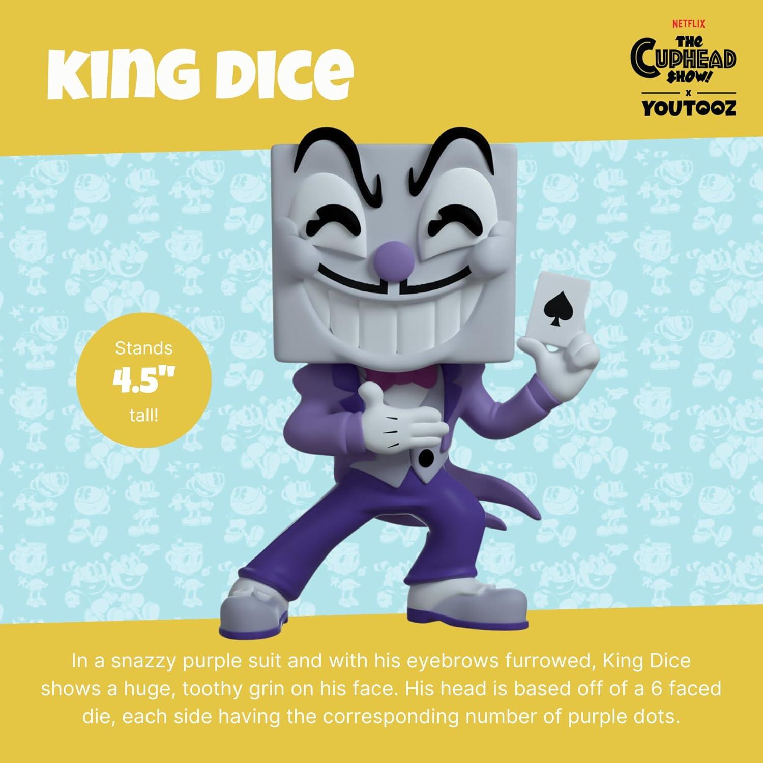 imageYoutooz You Tooz Mugman Netflix Show Edition 45 Vinyl Figure Collectible Mugman from The Cuphead Netflix Show Cuphead Collection BlueKing Dice
