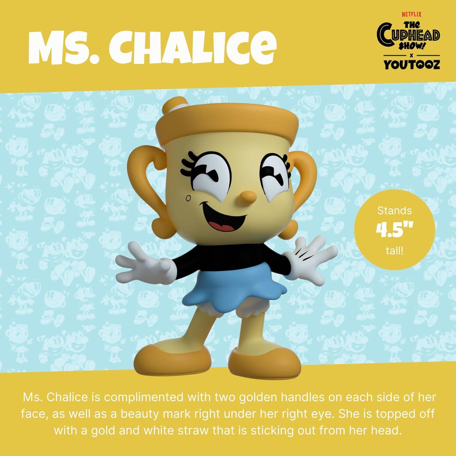 imageYoutooz You Tooz Mugman Netflix Show Edition 45 Vinyl Figure Collectible Mugman from The Cuphead Netflix Show Cuphead Collection BlueMs Chalice