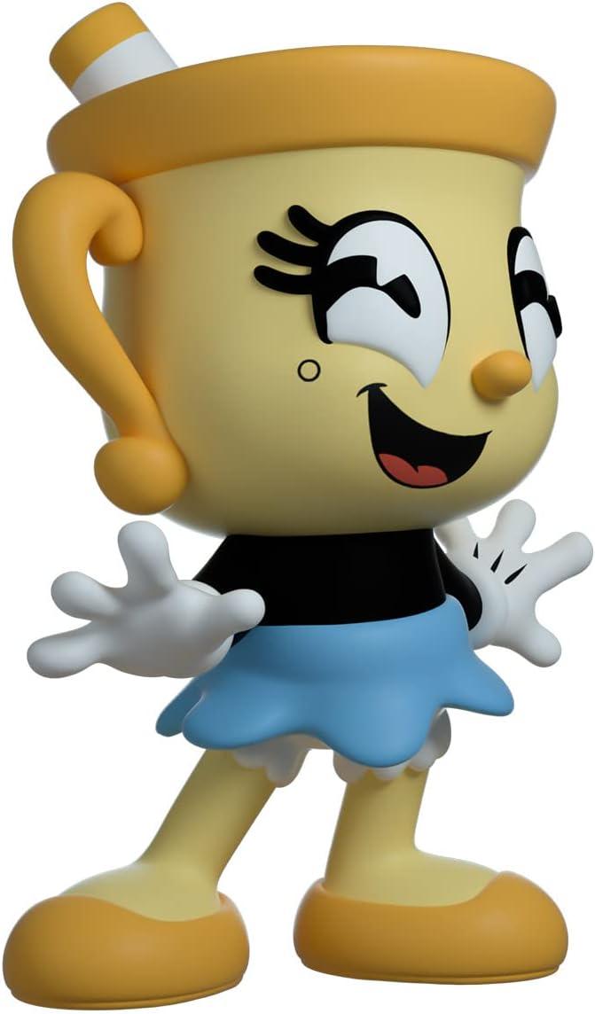 imageYoutooz You Tooz Mugman Netflix Show Edition 45 Vinyl Figure Collectible Mugman from The Cuphead Netflix Show Cuphead Collection BlueMs Chalice