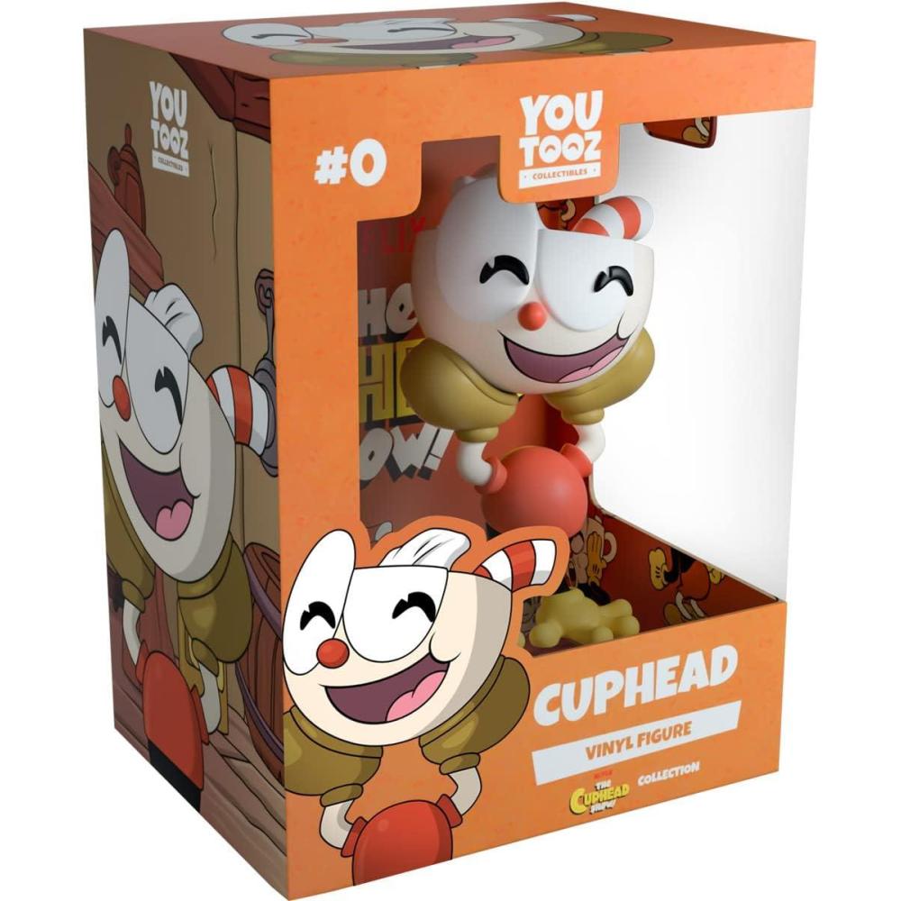 imageYoutooz You Tooz Mugman Netflix Show Edition 45 Vinyl Figure Collectible Mugman from The Cuphead Netflix Show Cuphead Collection BlueCuphead Netflix Show Edition