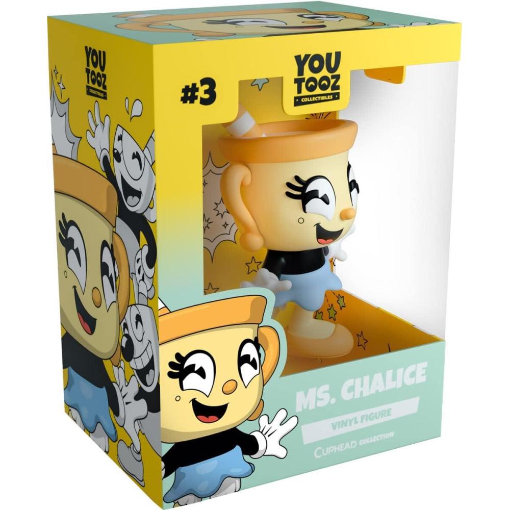 imageYoutooz You Tooz Mugman Netflix Show Edition 45 Vinyl Figure Collectible Mugman from The Cuphead Netflix Show Cuphead Collection BlueMs Chalice