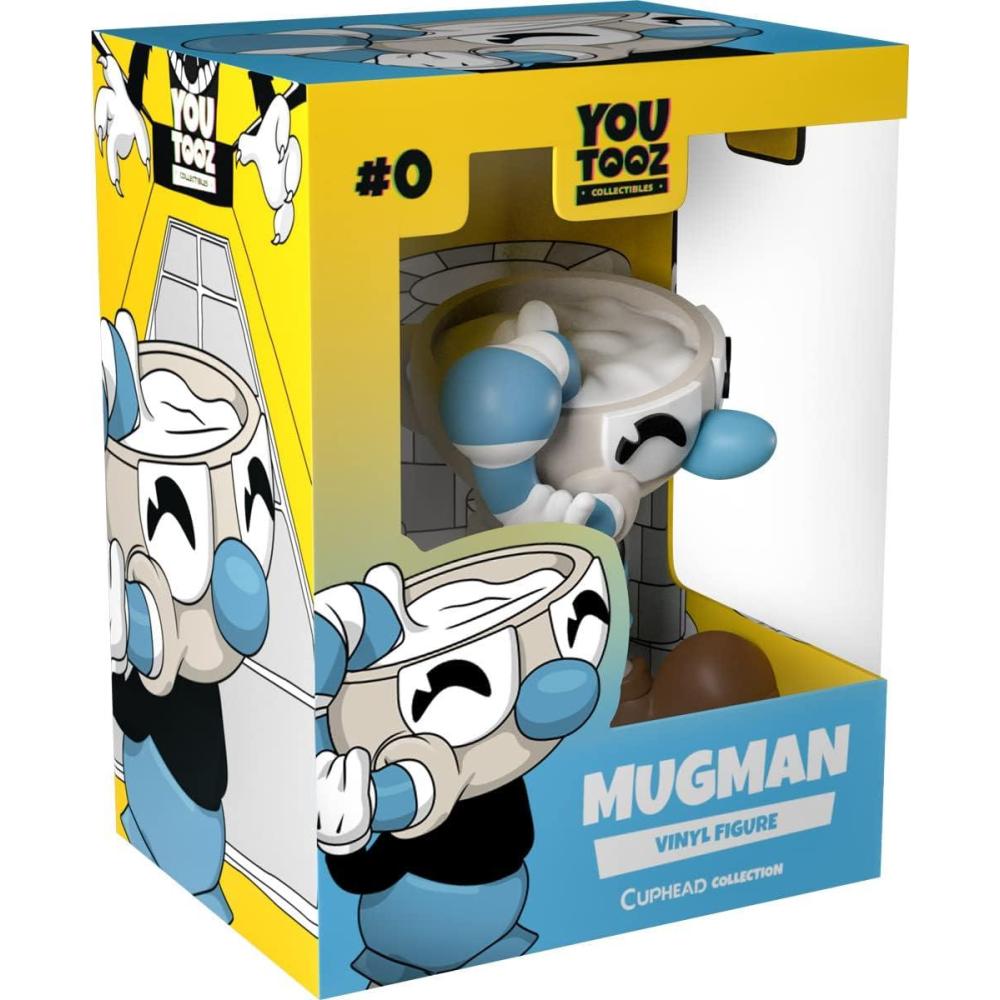 imageYoutooz You Tooz Mugman Netflix Show Edition 45 Vinyl Figure Collectible Mugman from The Cuphead Netflix Show Cuphead Collection BlueMugman