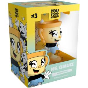 Youtooz You Tooz Mugman Netflix Show Edition 4.5″ Vinyl Figure, Collectible Mugman from The Cuphead Netflix Show Cuphead Collection, Blue(Ms. Chalice)