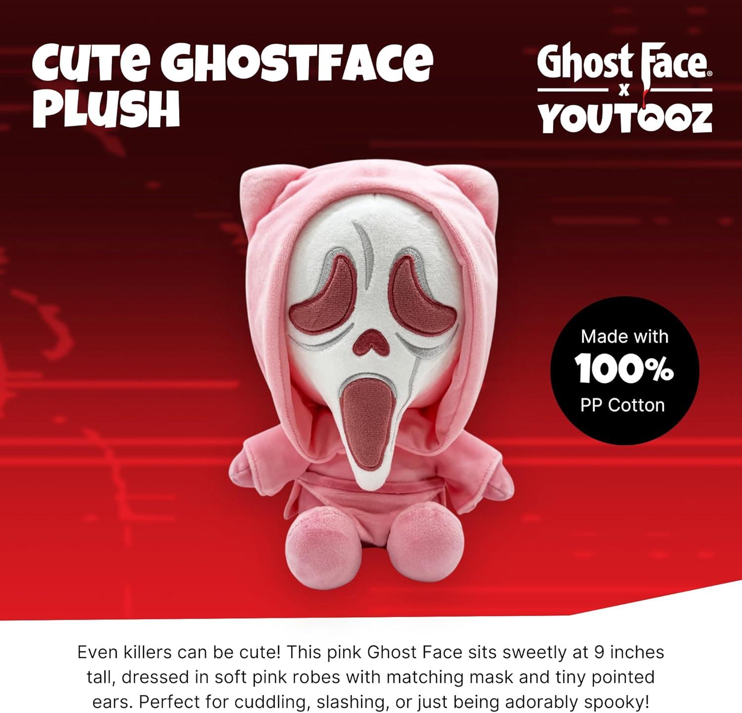 imageYoutooz Scream Ghost Face 9 Plush amp Pin Set Bundle Collectible Plushie with 5 Official Ghost Face Pins from Collection