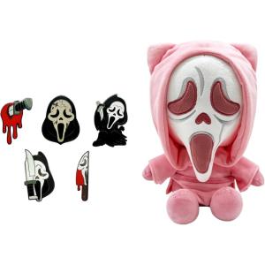 Youtooz Scream Ghost Face 9″ Plush & Pin Set Bundle, Collectible Plushie with 5 Official Ghost Face Pins from Collection