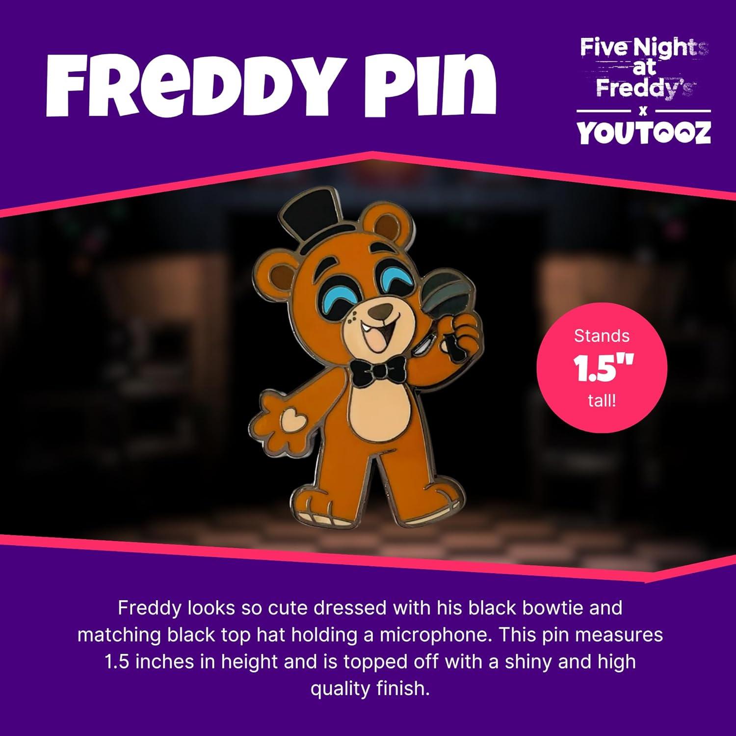imageYoutooz Five Nights At Freddys Pin Official Licensed FNAF Pins Collectors FNAF Pin Collection Includes Pin By Youtooz Five Nights At Freddys CollectionFreddy