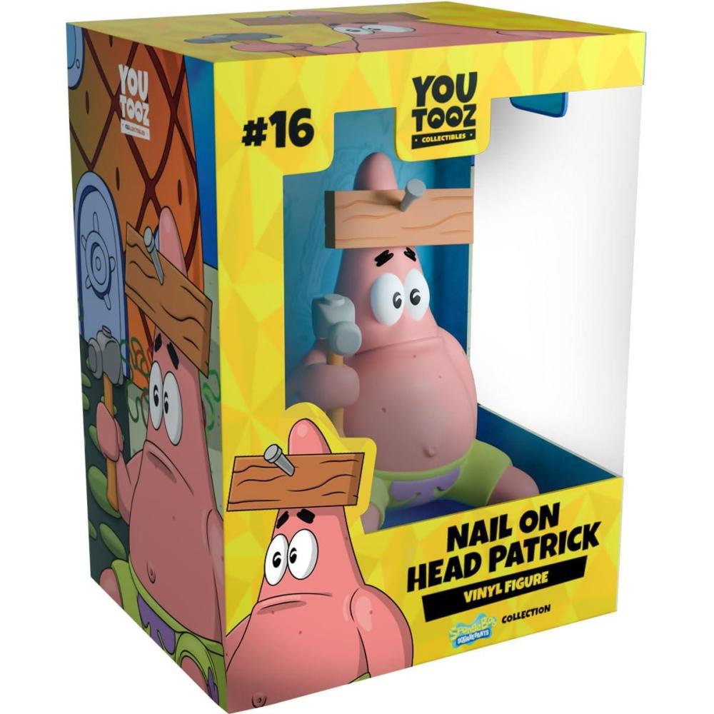 imageYoutooz Savage Patrick Vinyl Figure Limited Edition Collectible Toy 48 Stylized Figurine Premium Display Art Toy Gift for Fans amp CollectorsNail on Head Patrick