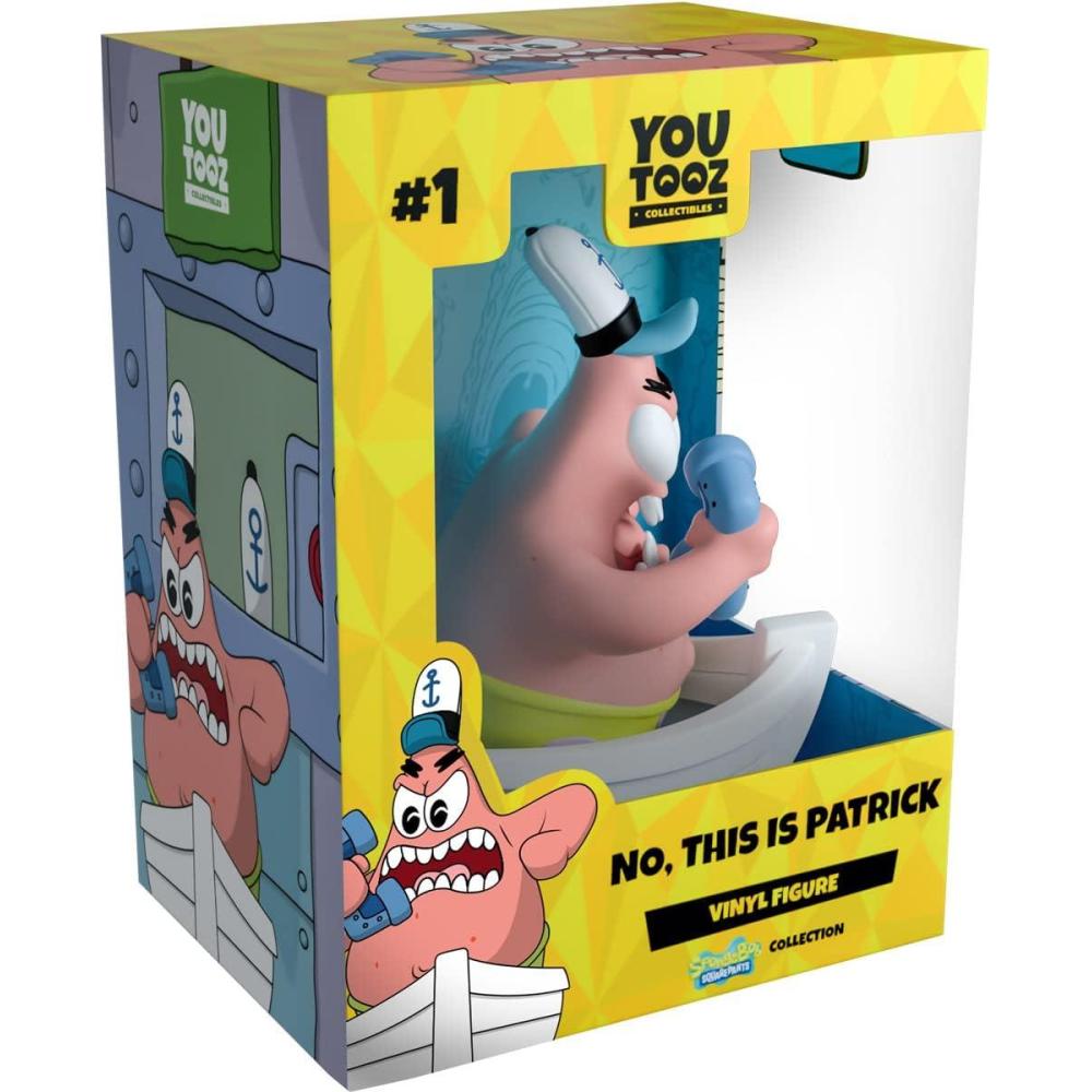 imageYoutooz Savage Patrick Vinyl Figure Limited Edition Collectible Toy 48 Stylized Figurine Premium Display Art Toy Gift for Fans amp CollectorsNo This is Patrick