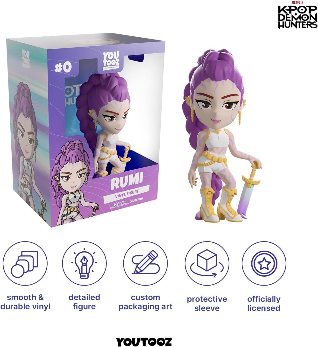 imageYoutooz Kpop Demon Hunters Rumi 47 Vinyl Figure Collectible Rumi Figure from Kpop Demon Hunters Vinyl CollectionRumi
