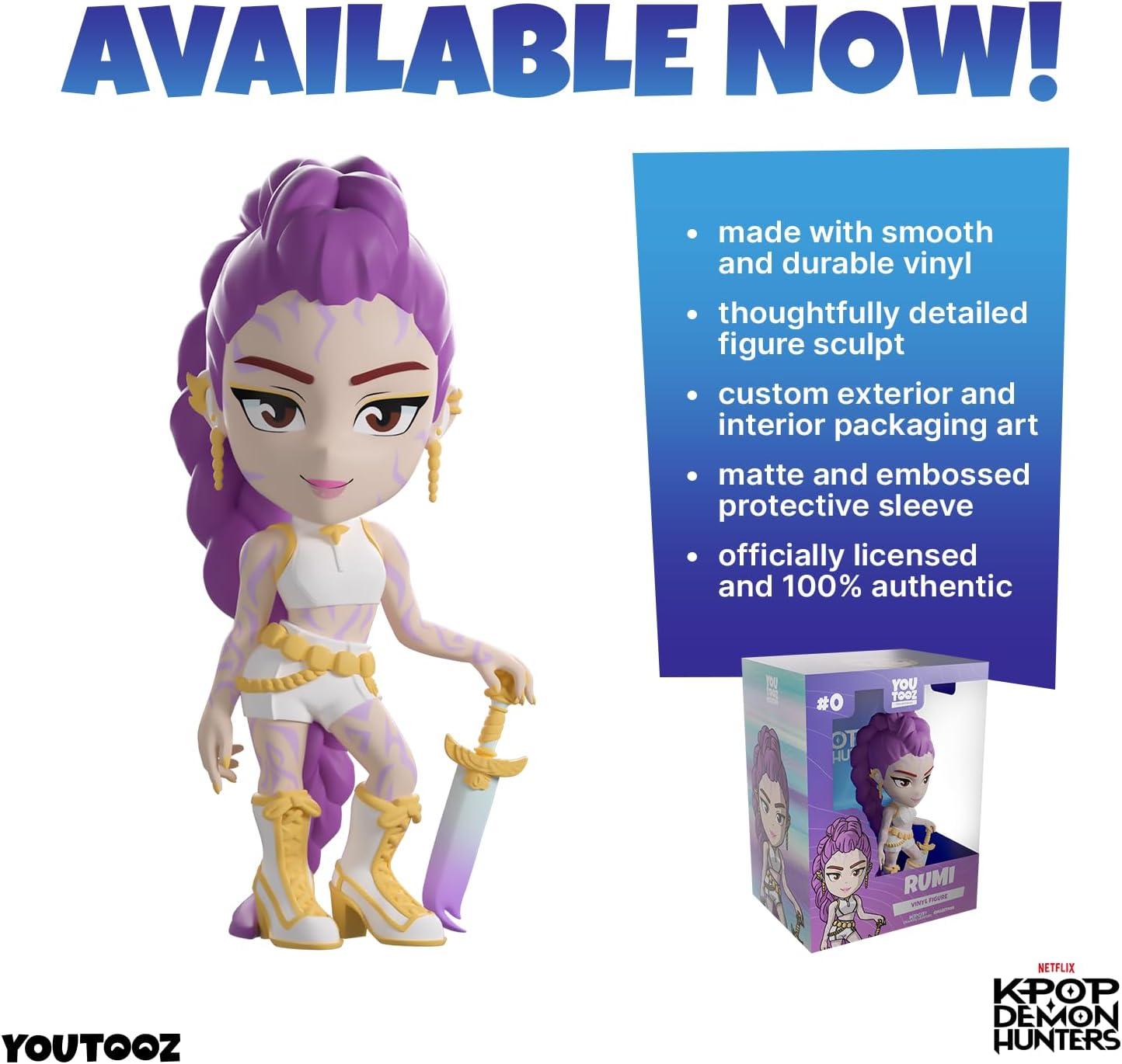 imageYoutooz Kpop Demon Hunters Rumi 47 Vinyl Figure Collectible Rumi Figure from Kpop Demon Hunters Vinyl CollectionRumi