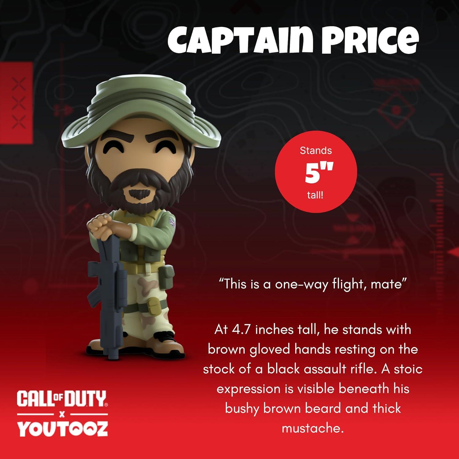 imageYoutooz Double Tap Root Beer Vinyl Figure Call of Duty Zombies Collectible Display Figure COD Zombies Gaming Merchandise for Fans and CollectorsCaptain Price
