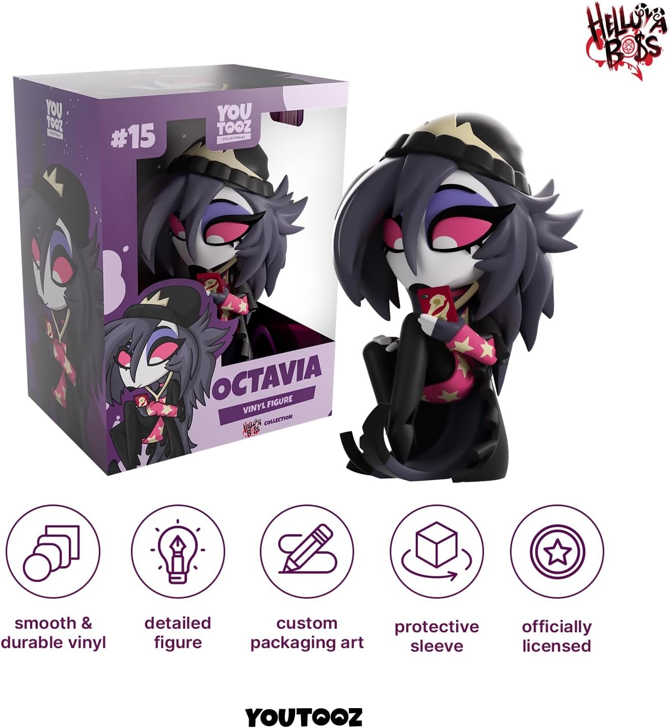 imageYoutooz Helluva Boss Beelzebub 5 Vinyl Figure Collectible Beelzebub Figure from Helluva Boss CollectionOctavia
