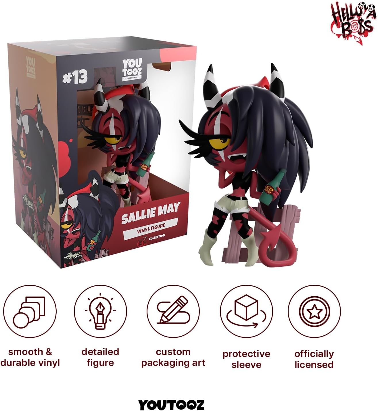 imageYoutooz Helluva Boss Beelzebub 5 Vinyl Figure Collectible Beelzebub Figure from Helluva Boss CollectionSallie May