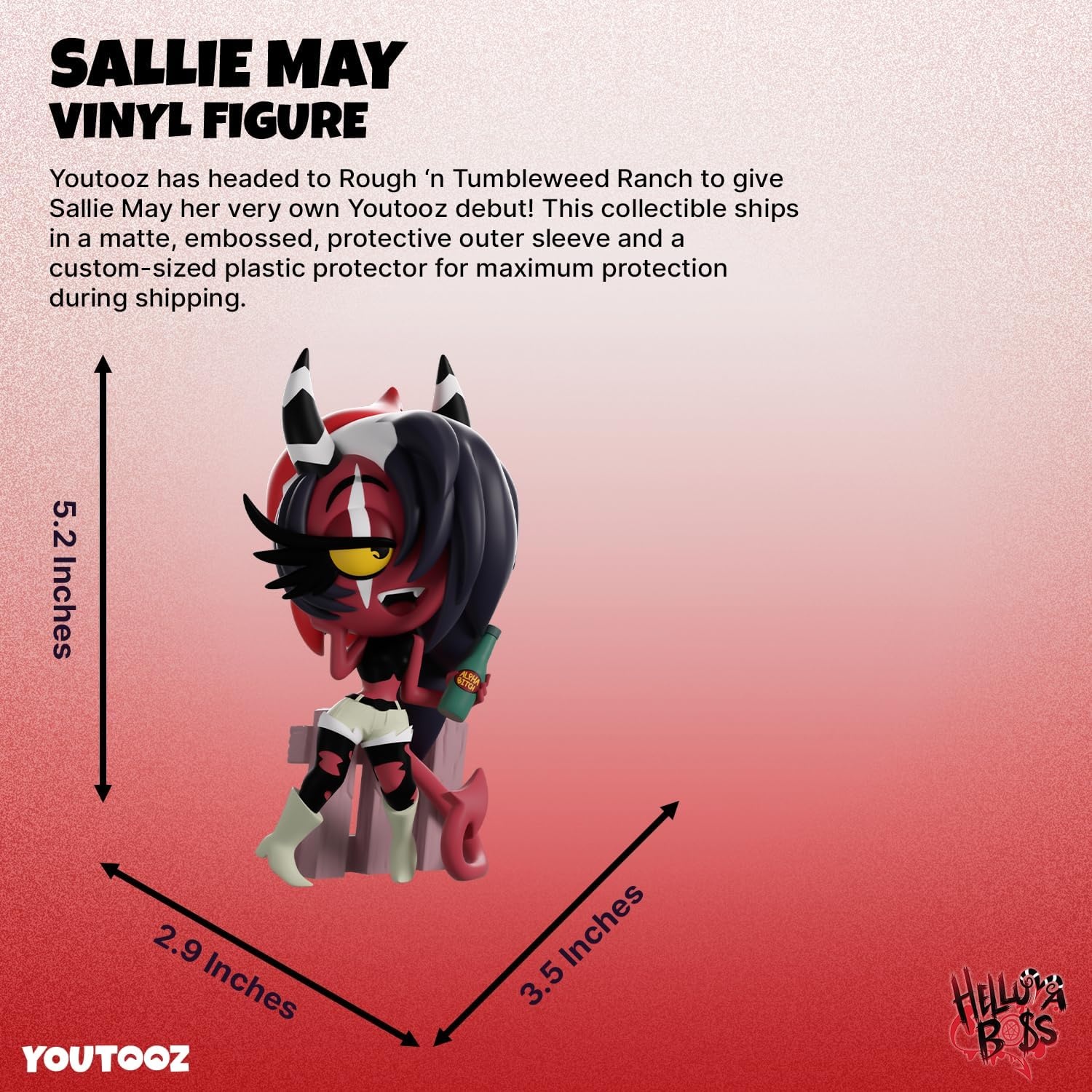 imageYoutooz Helluva Boss Beelzebub 5 Vinyl Figure Collectible Beelzebub Figure from Helluva Boss CollectionSallie May