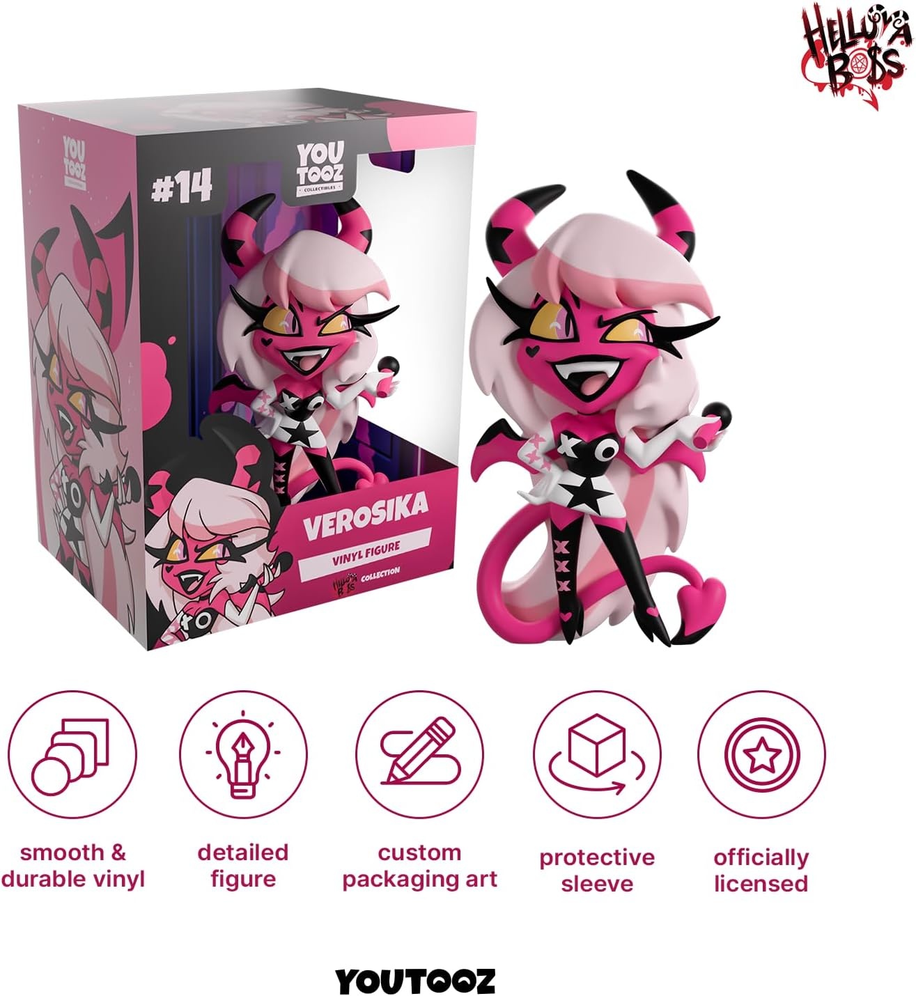 imageYoutooz Helluva Boss Beelzebub 5 Vinyl Figure Collectible Beelzebub Figure from Helluva Boss CollectionVerosika
