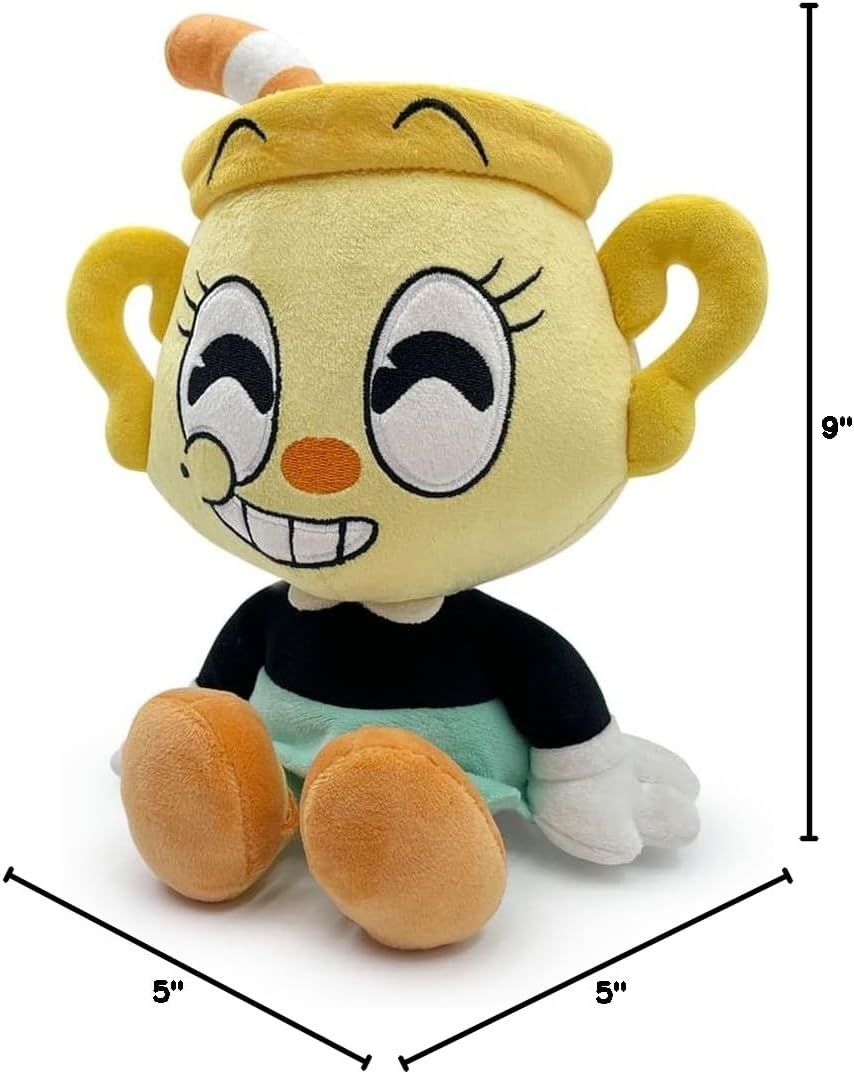 image:imageYoutooz Ms Chalice Plush Toy 9 Inches Plush Toy Super Soft and Huggable Stuffed Doll of Cuphead Perfect for Collectors amp Gamers of Cuphead Officially LicensedMsChalice Plush 9