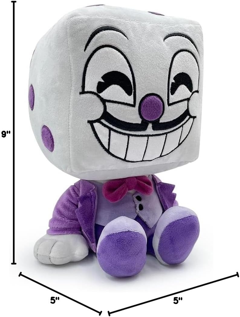 image:imageYoutooz Ms Chalice Plush Toy 9 Inches Plush Toy Super Soft and Huggable Stuffed Doll of Cuphead Perfect for Collectors amp Gamers of Cuphead Officially LicensedKing Dice Plush 9