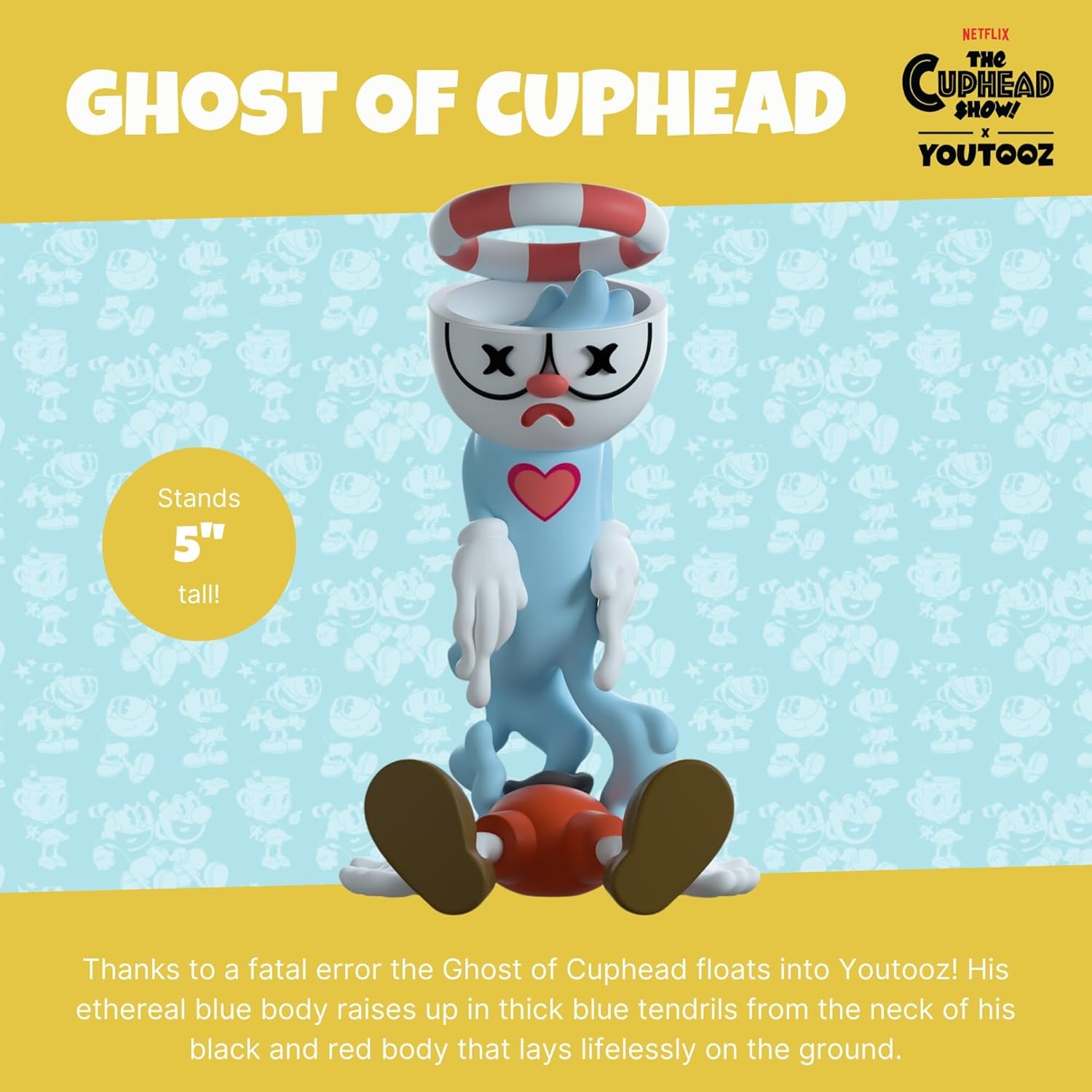image:imageYoutooz Ms Chalice Plush Toy 9 Inches Plush Toy Super Soft and Huggable Stuffed Doll of Cuphead Perfect for Collectors amp Gamers of Cuphead Officially LicensedModern