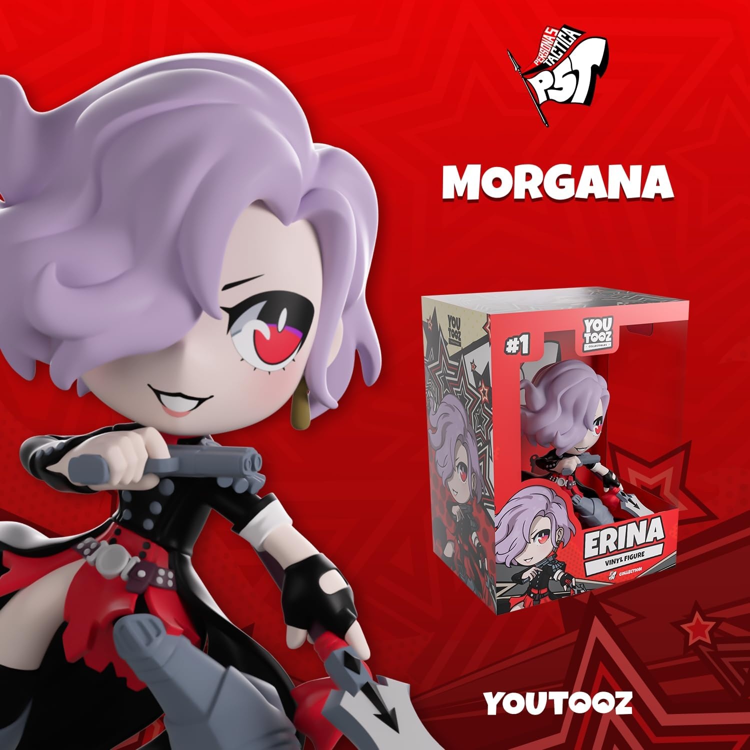image:imageYoutooz Persona 5 Tactica Morgana Vinyl Figure 46Inch Collectible FigureErina