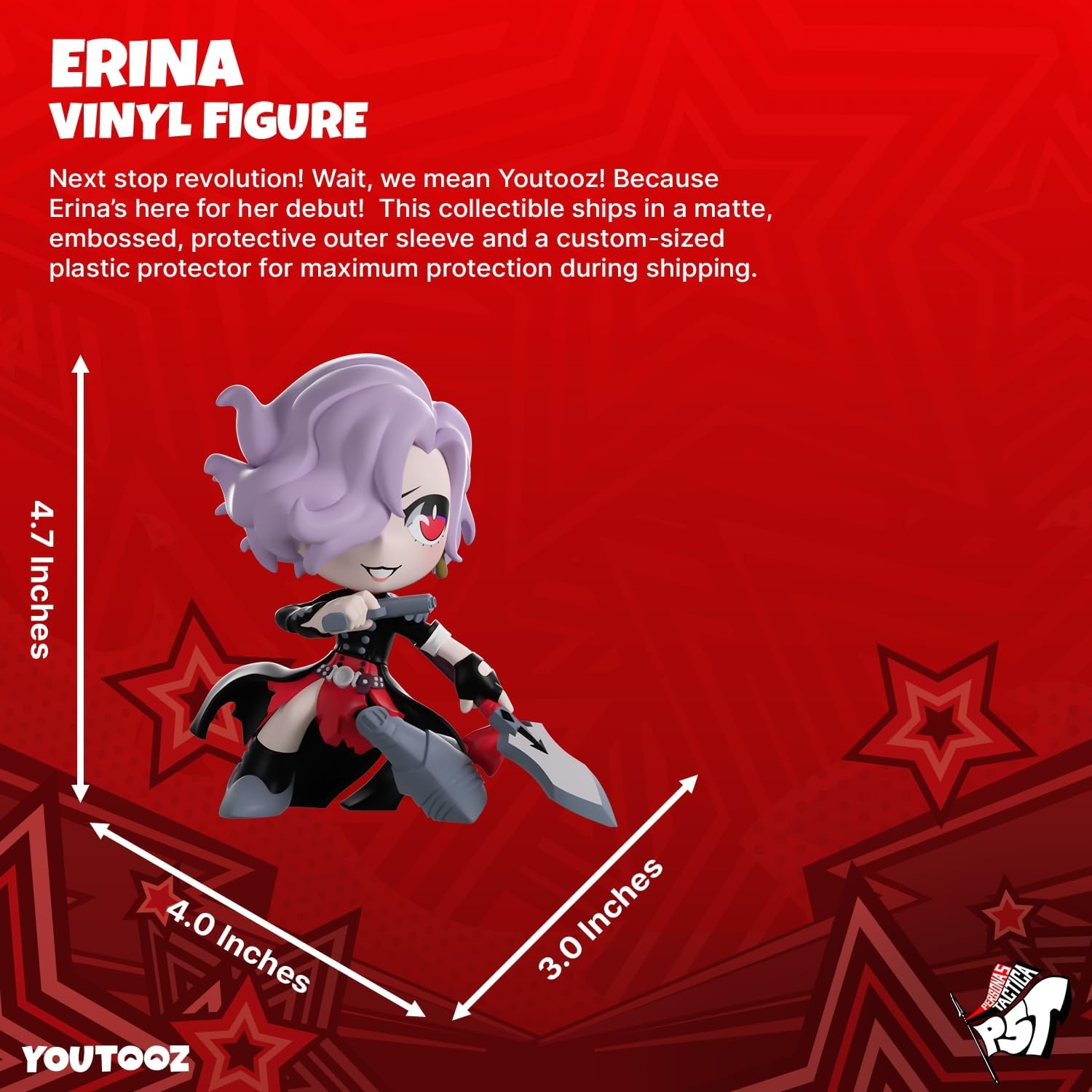 image:imageYoutooz Persona 5 Tactica Morgana Vinyl Figure 46Inch Collectible FigureErina
